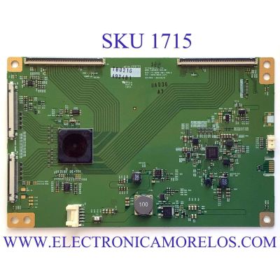 T-CON PARA TV LG NUMERO DE PARTE 6871L-4924B / 6870C-0691A / LC650EQF-YKM1-8W1 / 4924B1 / PANEL LC650EQF (YK)(M1) / MODELO 65SJ9500-UA.BUSYLJR / 65SJ9500-UA / 65SJ9500